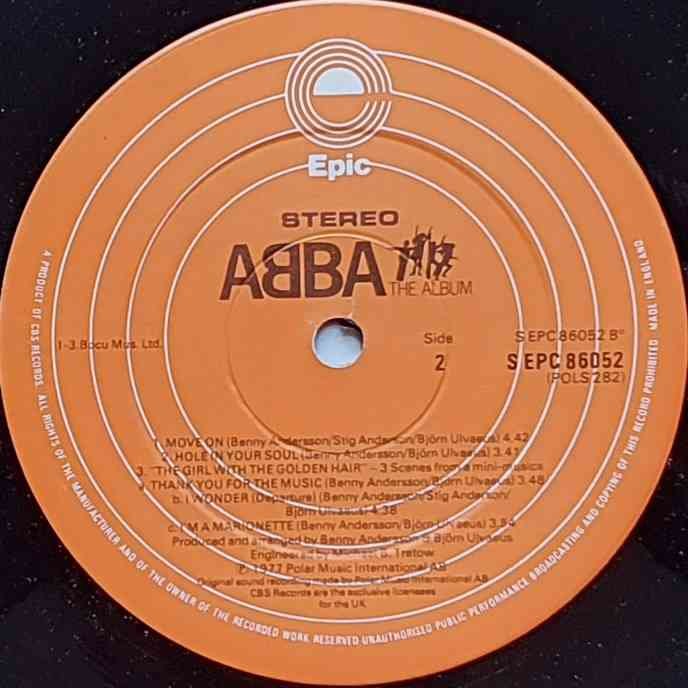 S EPC 86052 The album Abba Label